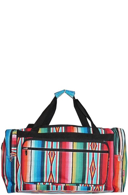 Printed Duffle Bag-SER423/BK